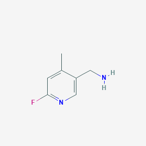 molecular formula C7H9FN2 B2537451 (6-Fluoro-4-methylpyridin-3-yl)methanamine CAS No. 1393566-13-6