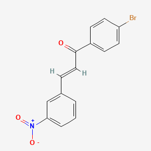 molecular formula C15H10BrNO3 B2537458 (2E)-1-(4-bromophenyl)-3-(3-nitrophenyl)prop-2-en-1-one CAS No. 59258-23-0