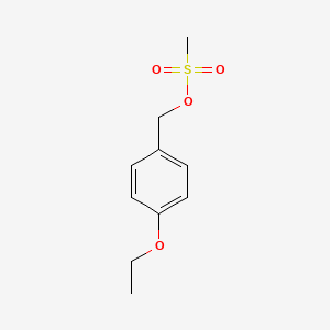 molecular formula C10H14O4S B2537488 (4-Ethoxyphenyl)methyl methanesulfonate CAS No. 187979-65-3
