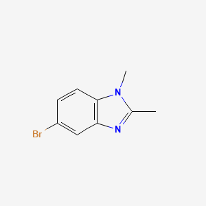 molecular formula C9H9BrN2 B2537492 5-bromo-1,2-dimethyl-1H-benzo[d]imidazole CAS No. 99513-17-4