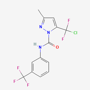 5-(Chloro(difluoro)methyl)-3-methyl-N-(3-(trifluoromethyl)phenyl)-1H-pyrazole-1-carboxamide
