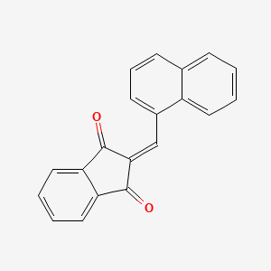 molecular formula C20H12O2 B2537525 2-(1-Naphthylmethylene)-1H-indene-1,3(2H)-dione CAS No. 25116-35-2