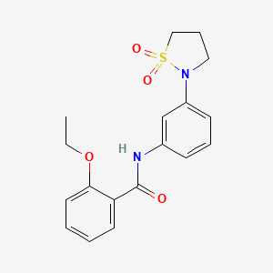 N-(3-(1,1-dioxidoisothiazolidin-2-yl)phenyl)-2-ethoxybenzamide