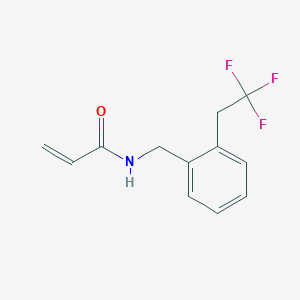 N-[[2-(2,2,2-Trifluoroethyl)phenyl]methyl]prop-2-enamide