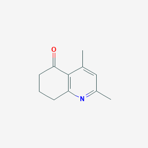 molecular formula C11H13NO B2537594 2,4-Dimethyl-7,8-dihydroquinolin-5(6H)-one CAS No. 34192-19-3