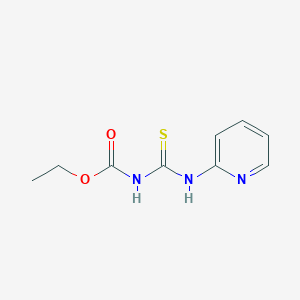 molecular formula C9H11N3O2S B2537600 Ethyl [(pyridin-2-ylamino)carbonothioyl]carbamate CAS No. 23822-54-0