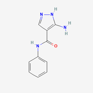 5-amino-N-phenyl-1H-pyrazole-4-carboxamide