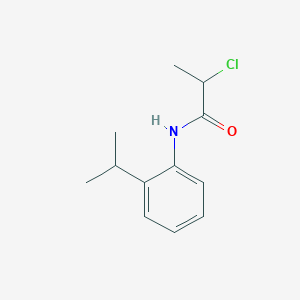 2-chloro-N-[2-(propan-2-yl)phenyl]propanamide