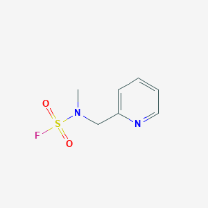 molecular formula C7H9FN2O2S B2537678 N-Methyl-N-(pyridin-2-ylmethyl)sulfamoyl fluoride CAS No. 2411255-90-6