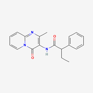 molecular formula C19H19N3O2 B2537694 N-(2-methyl-4-oxo-4H-pyrido[1,2-a]pyrimidin-3-yl)-2-phenylbutanamide CAS No. 946233-89-2