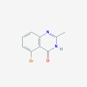 molecular formula C9H7BrN2O B2537703 5-溴-2-甲基喹唑啉-4-醇 CAS No. 1823954-54-6