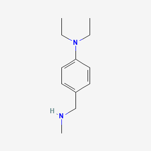 molecular formula C12H20N2 B2537770 N,N-diethyl-4-[(methylamino)methyl]aniline CAS No. 863646-17-7