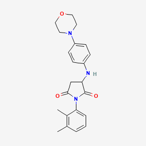 1-(2,3-Dimethylphenyl)-3-((4-morpholinophenyl)amino)pyrrolidine-2,5-dione