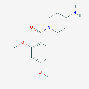 molecular formula C14H20N2O3 B2537804 1-(2,4-Dimethoxybenzoyl)piperidin-4-amine CAS No. 1016508-69-2