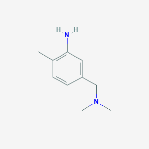 molecular formula C10H16N2 B2537818 5-[(Dimethylamino)methyl]-2-methylaniline CAS No. 107600-25-9