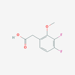 molecular formula C9H8F2O3 B2537850 2-(3,4-Difluoro-2-methoxyphenyl)acetic acid CAS No. 1558274-26-2
