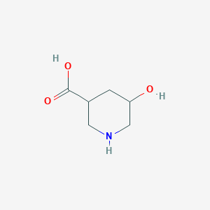 molecular formula C6H11NO3 B2537865 5-hydroxypiperidine-3-carboxylic Acid CAS No. 229152-86-7; 885951-97-3