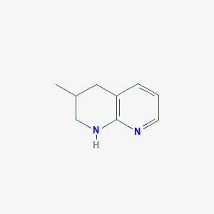 molecular formula C9H12N2 B2537888 3-Methyl-1,2,3,4-tetrahydro-1,8-naphthyridine CAS No. 2402829-61-0