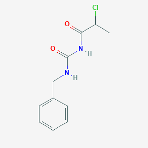 molecular formula C11H13ClN2O2 B2537903 N-[(benzylamino)carbonyl]-2-chloropropanamide CAS No. 879361-72-5