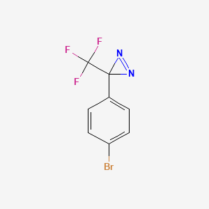 molecular formula C8H4BrF3N2 B2537918 3-(4-Bromophenyl)-3-(trifluoromethyl)-3H-diazirine CAS No. 952143-02-1