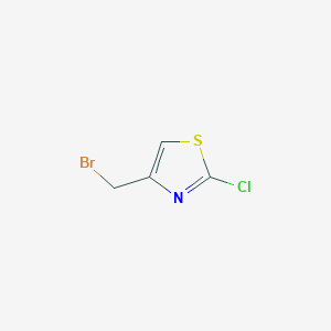 molecular formula C4H3BrClNS B2537924 噻唑，4-(溴甲基)-2-氯- CAS No. 1478722-32-5