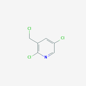 molecular formula C6H4Cl3N B2537933 2,5-Dichloro-3-(chloromethyl)pyridine CAS No. 1053659-41-8
