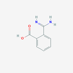 molecular formula C8H8N2O2 B2537940 2-carbamimidoylbenzoic Acid CAS No. 1023822-37-8