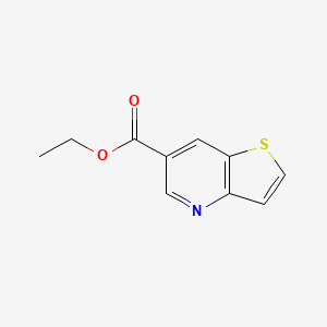 molecular formula C10H9NO2S B2537967 Ethyl thieno[3,2-B]pyridine-6-carboxylate CAS No. 83179-08-2