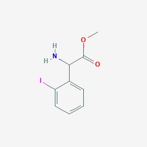 molecular formula C9H10INO2 B2538027 Methyl 2-amino-2-(2-iodophenyl)acetate CAS No. 1070773-68-0