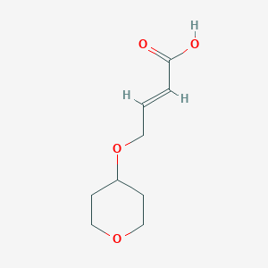 molecular formula C9H14O4 B2538042 (2E)-4-(Oxan-4-yloxy)but-2-enoic acid CAS No. 1251420-48-0