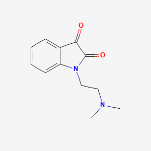 molecular formula C12H14N2O2 B2538067 1-[2-(二甲氨基)乙基]-2,3-二氢-1H-吲哚-2,3-二酮 CAS No. 106110-60-5