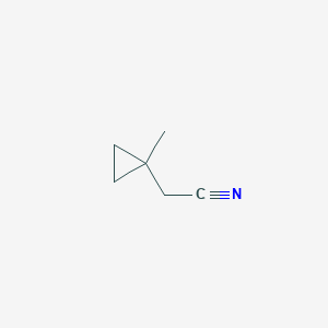 molecular formula C6H9N B2538085 2-(1-Methylcyclopropyl)acetonitrile CAS No. 1057002-82-0