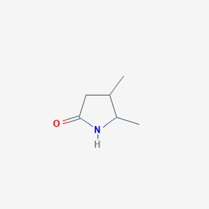 molecular formula C6H11NO B2538120 4,5-Dimetilpirrolidin-2-ona CAS No. 86240-37-1