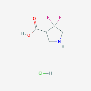 4,4-Difluoropyrrolidine-3-carboxylic acid hydrochloride