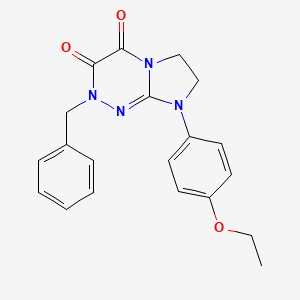 molecular formula C20H20N4O3 B2538165 2-benzyl-8-(4-ethoxyphenyl)-7,8-dihydroimidazo[2,1-c][1,2,4]triazine-3,4(2H,6H)-dione CAS No. 941959-99-5