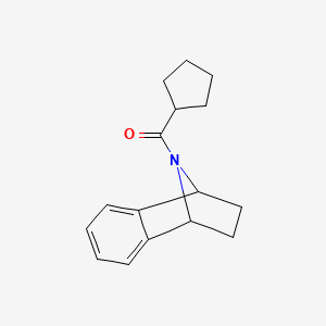 molecular formula C16H19NO B2538177 Cyclopentyl(1,2,3,4-tetrahydro-1,4-epiminonaphthalen-9-yl)methanone CAS No. 2034415-78-4