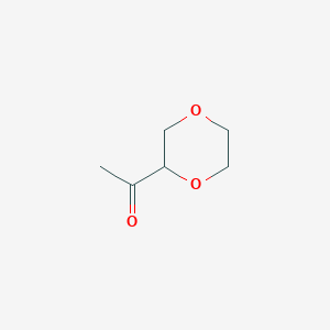 molecular formula C6H10O3 B2538235 1-(1,4-Dioxan-2-yl)ethanone CAS No. 15957-23-0