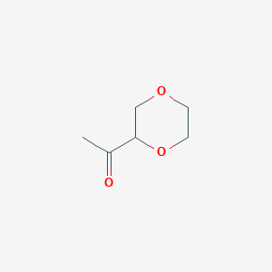 molecular formula C6H10O3 B2538235 1-(1,4-Dioxan-2-yl)ethan-1-one CAS No. 15957-23-0