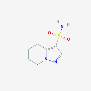 molecular formula C7H11N3O2S B2538242 4,5,6,7-Tetrahydropyrazolo[1,5-a]pyridine-3-sulfonamide CAS No. 2150944-43-5