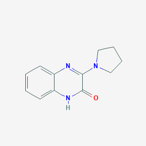 molecular formula C12H13N3O B253825 3-pyrrolidin-1-yl-1H-quinoxalin-2-one 