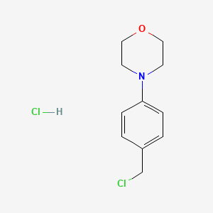 4-[4-(Chloromethyl)phenyl]morpholine hydrochloride