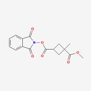 3-O-(1,3-Dioxoisoindol-2-yl) 1-O-methyl 1-methylcyclobutane-1,3-dicarboxylate