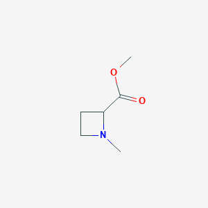 molecular formula C6H11NO2 B2538294 1-甲基氮杂环丁烷-2-甲酸甲酯 CAS No. 33667-53-7
