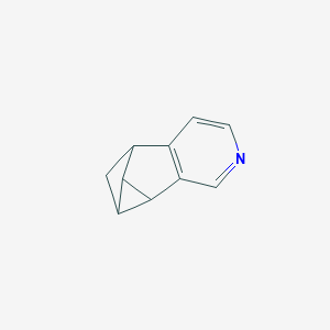 molecular formula C10H9N B025383 5,5a,6,6a-Tetrahydro-5,6-methanocyclopropa[4,5]cyclopenta[1,2-c]pyridine CAS No. 100190-88-3