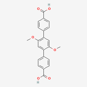 4-[4-(4-carboxyphenyl)-2,5-dimethoxyphenyl]benzoic acid