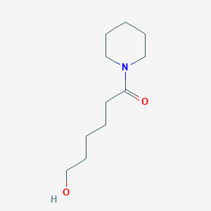 molecular formula C11H21NO2 B2538332 6-Hydroxy-1-(1-piperidinyl-1-hexanone CAS No. 86452-64-4