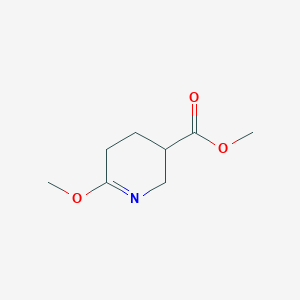 molecular formula C8H13NO3 B2538353 Methyl 6-methoxy-2,3,4,5-tetrahydropyridine-3-carboxylate CAS No. 2059938-00-8