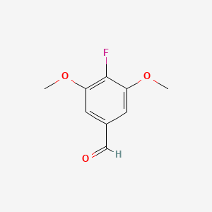 molecular formula C9H9FO3 B2538367 4-氟-3,5-二甲氧基苯甲醛 CAS No. 56518-54-8