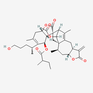 molecular formula C37H50O9 B2538371 日本黄酮O CAS No. 1270002-19-1