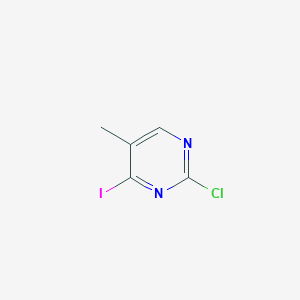 molecular formula C5H4ClIN2 B2538402 2-Chloro-4-iodo-5-methylpyrimidine CAS No. 2416229-89-3